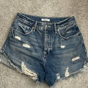 Good American high-waisted Jean Shorts